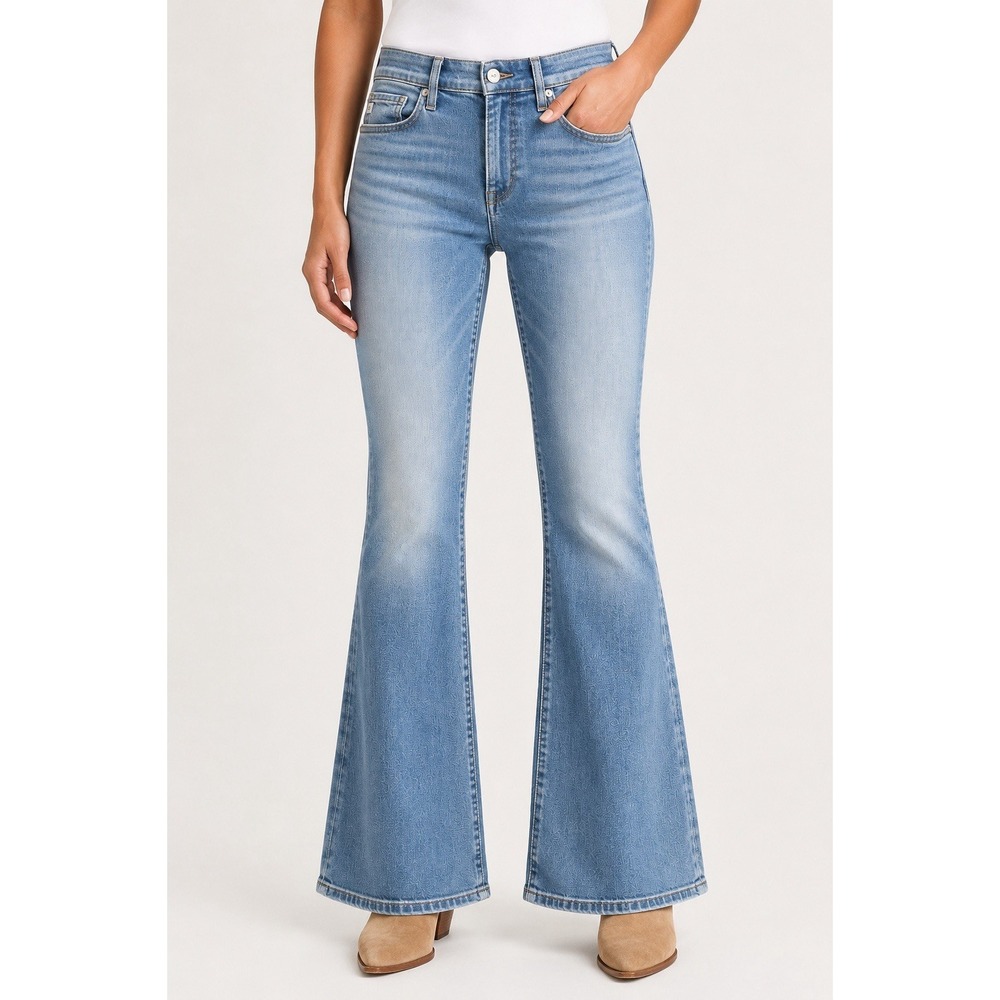 AG Adriano Goldschmied Women's The Angel Bootcut Jeans Size 30R Medium Wash